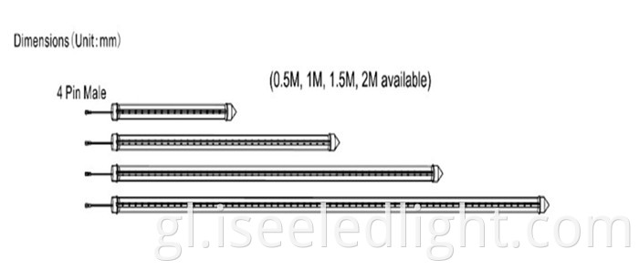 2m 3d rgb tube 